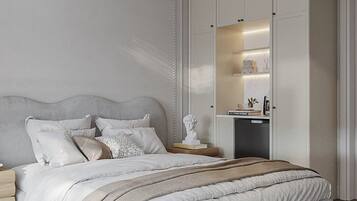 Executive Double Room | In-room safe, blackout drapes, free WiFi