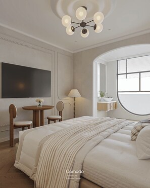 Deluxe Studio, City View | In-room safe, blackout drapes, free WiFi - iRest Atelier (Dong Da District)