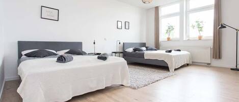 2 chambres, Wi-Fi, literie fournie