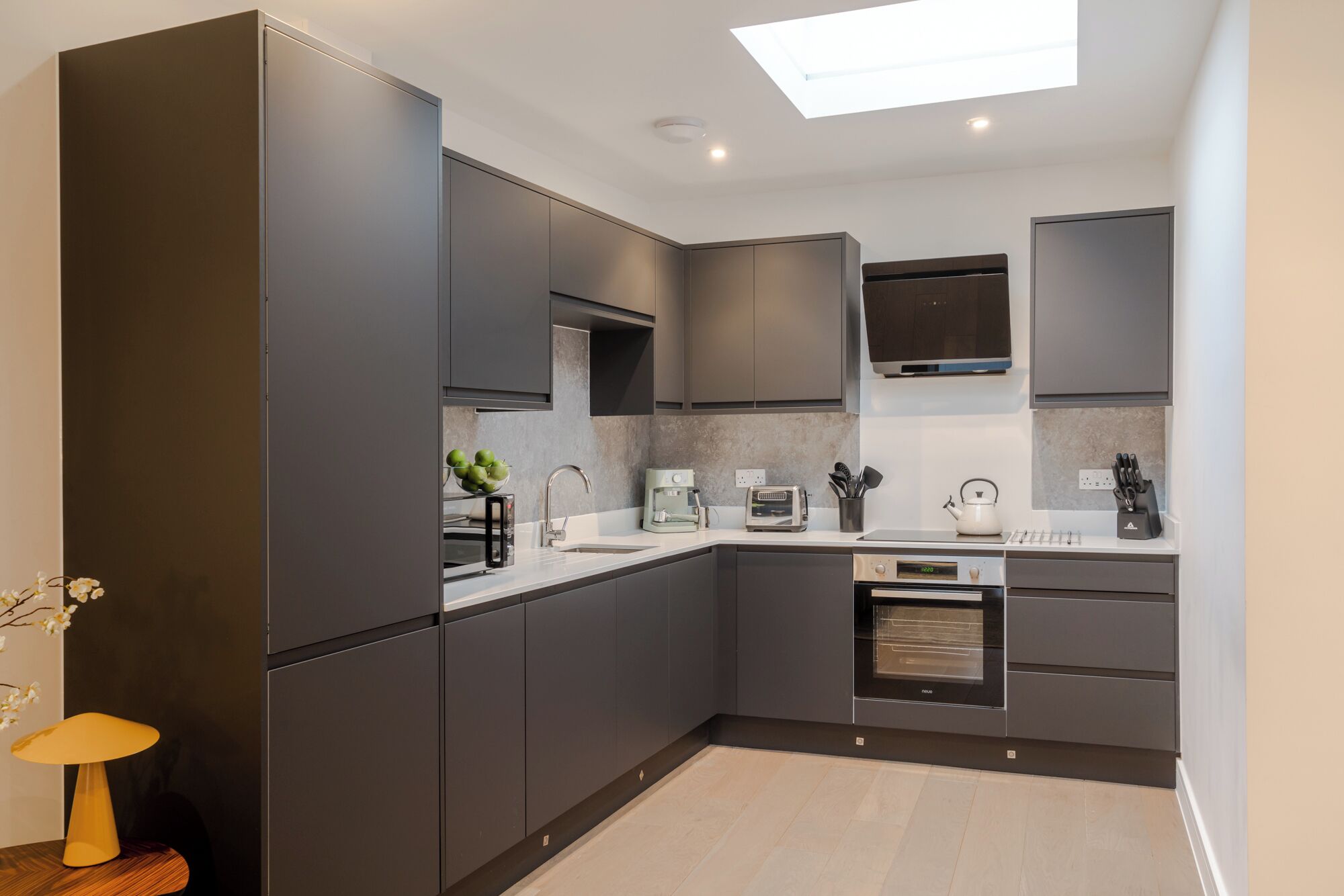 Mikrowelle, Ofen, Herdplatte, Geschirrspüler