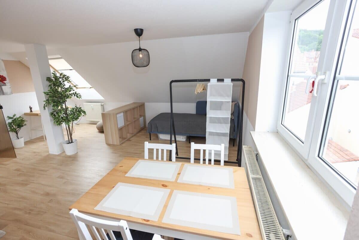 1 habitación y ropa de cama 