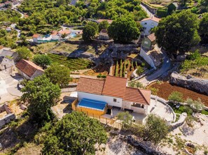 Aerial view - House Quattro (Lokvičići)