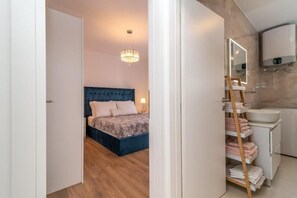 Leilighet (A1) | Safe på rommet, strykejern/-brett og wi-fi (inkludert)