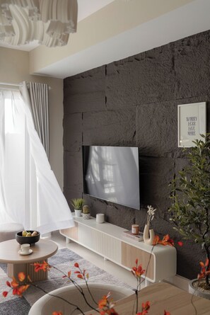 디럭스 아파트, 발코니, 시내 전망 | 객실 내 편의 시설/서비스