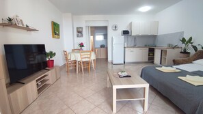 Apartment (A4) | Private kitchen | Fridge, stovetop, espresso maker, electric kettle - Apartments Hilda (Crikvenica)