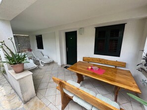 Apartment (A1) | Terrace/patio - Apartments Luna (Marina)