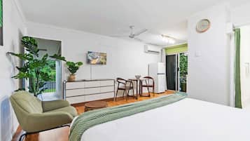 1 makuuhuone, silitysrauta/-lauta, Wi-Fi, vuodevaatteet