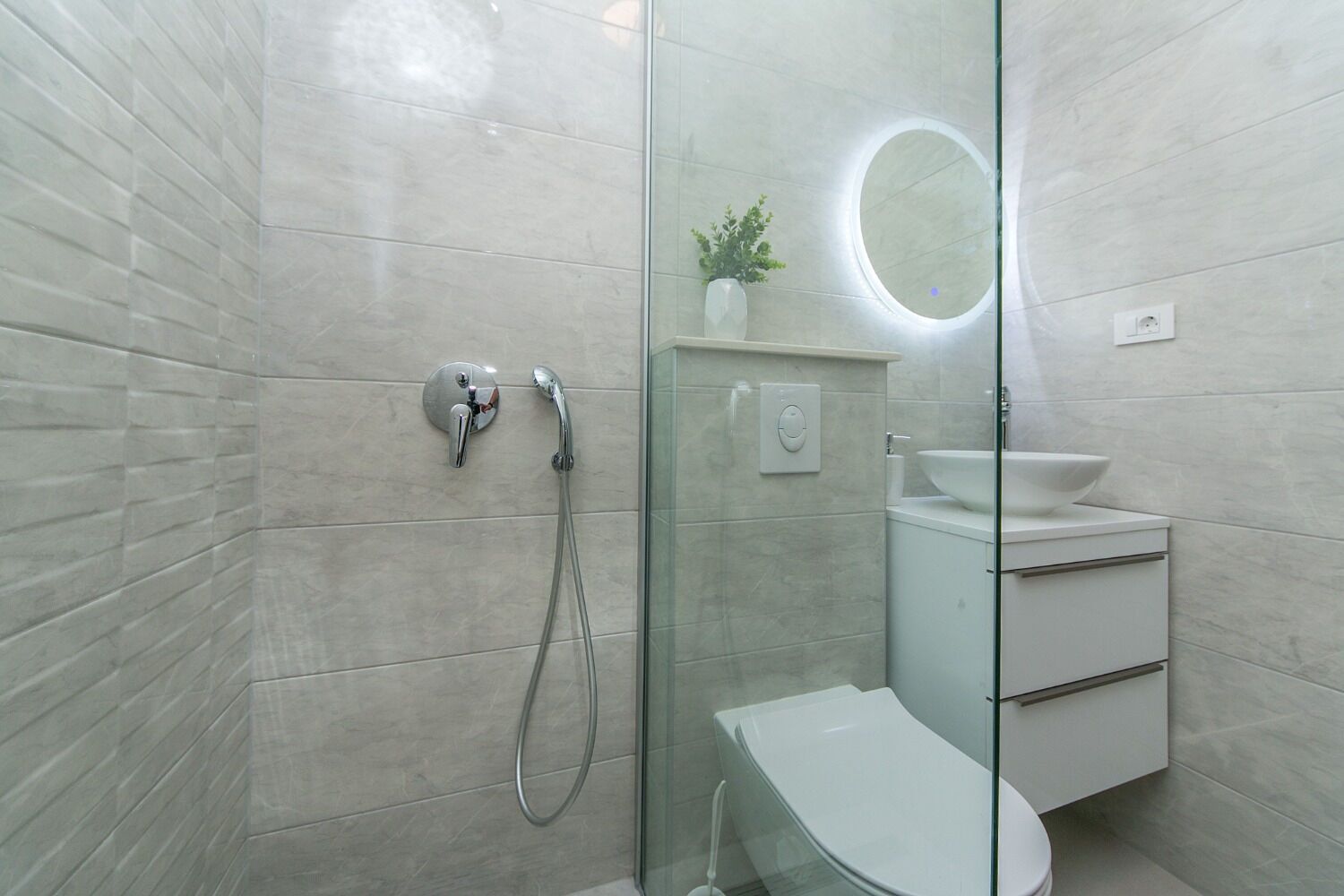 Apartment (A1) | Badezimmer | Dusche