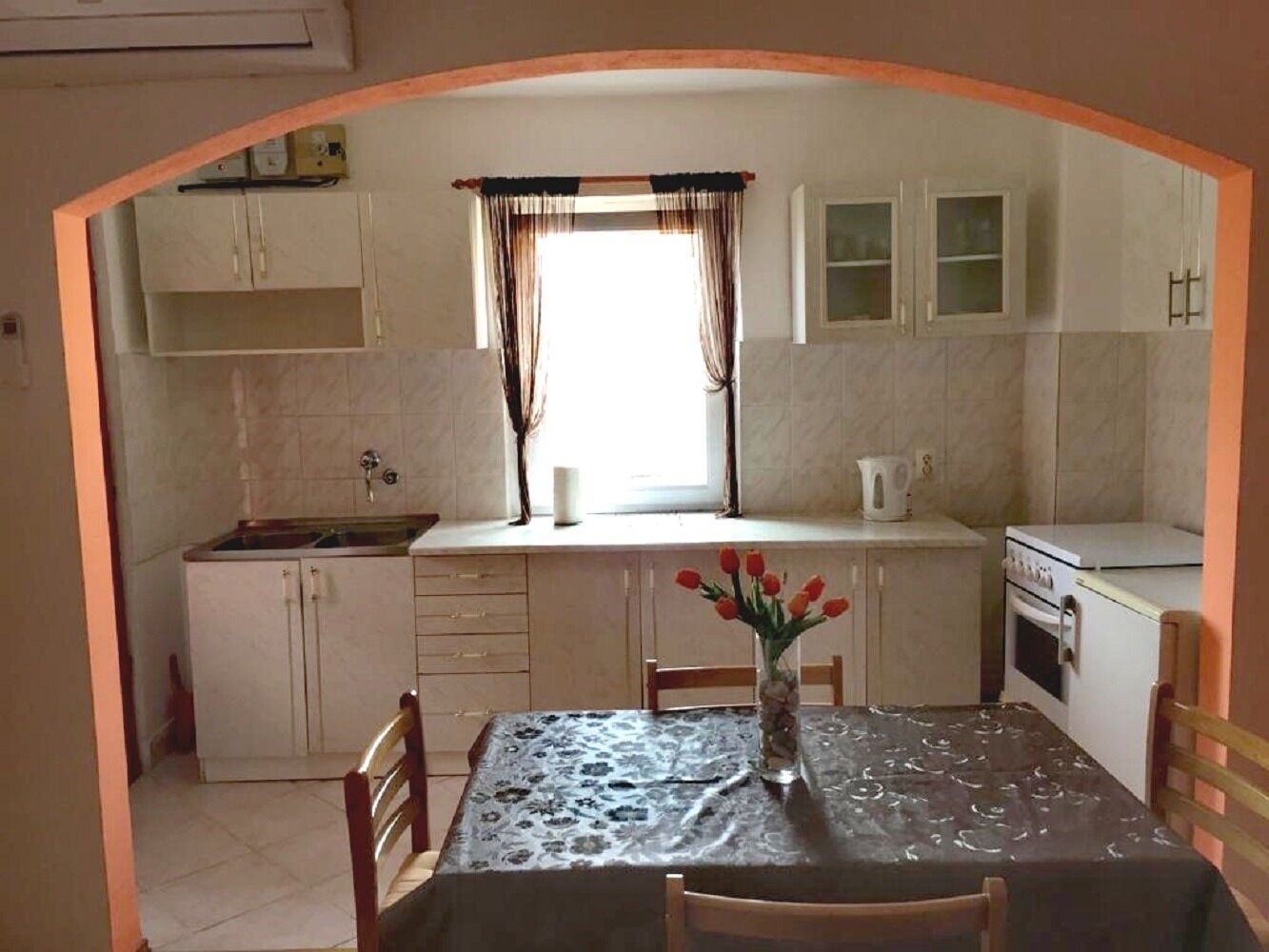 Apartment (A1) | Private kitchen | Fridge, oven, stovetop, espresso maker