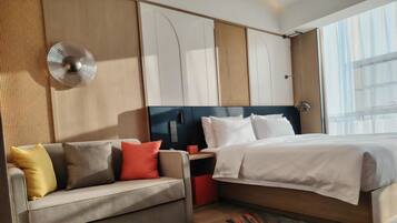 Kamar Single Comfort | Meja kerja, ruang kerja ramah laptop, dan Wi-Fi gratis