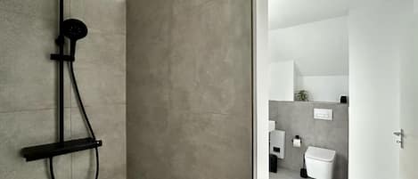 Shower, hair dryer