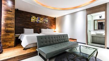 Habitació amb dos llits individuals superior, vistes a la ciutat | Wifi gratuïta