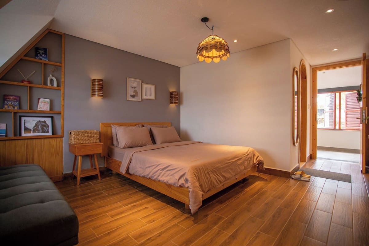 Standard Double Room, Hill View | In-room safe, blackout drapes, soundproofing, iron/ironing board