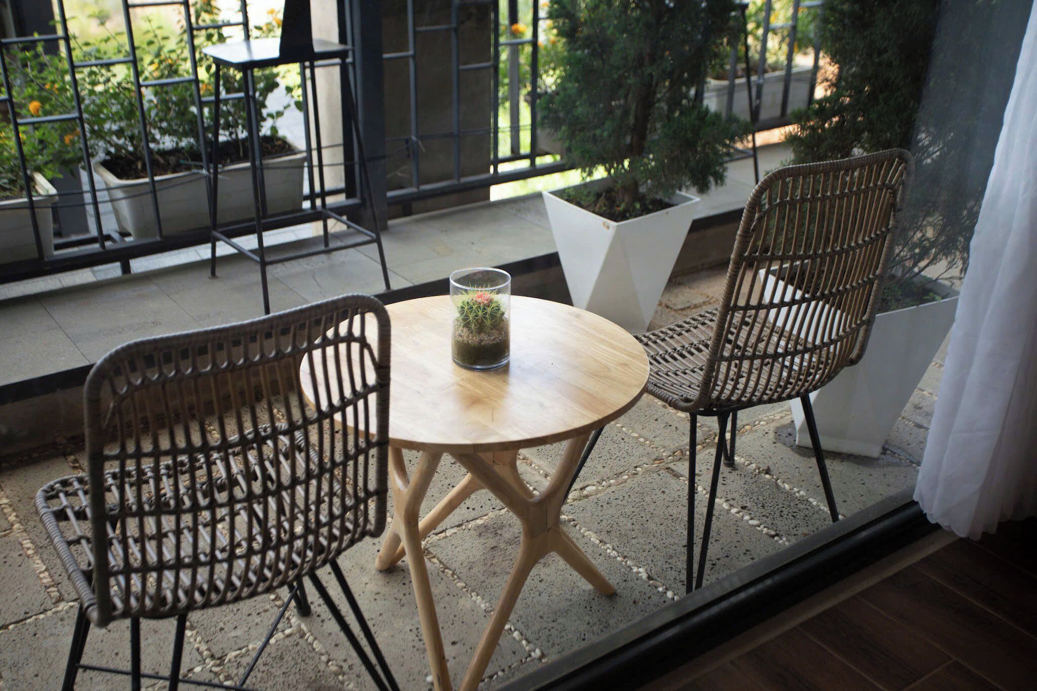 Doppel- oder Zweibettzimmer, Hügelblick | Terrasse/Patio