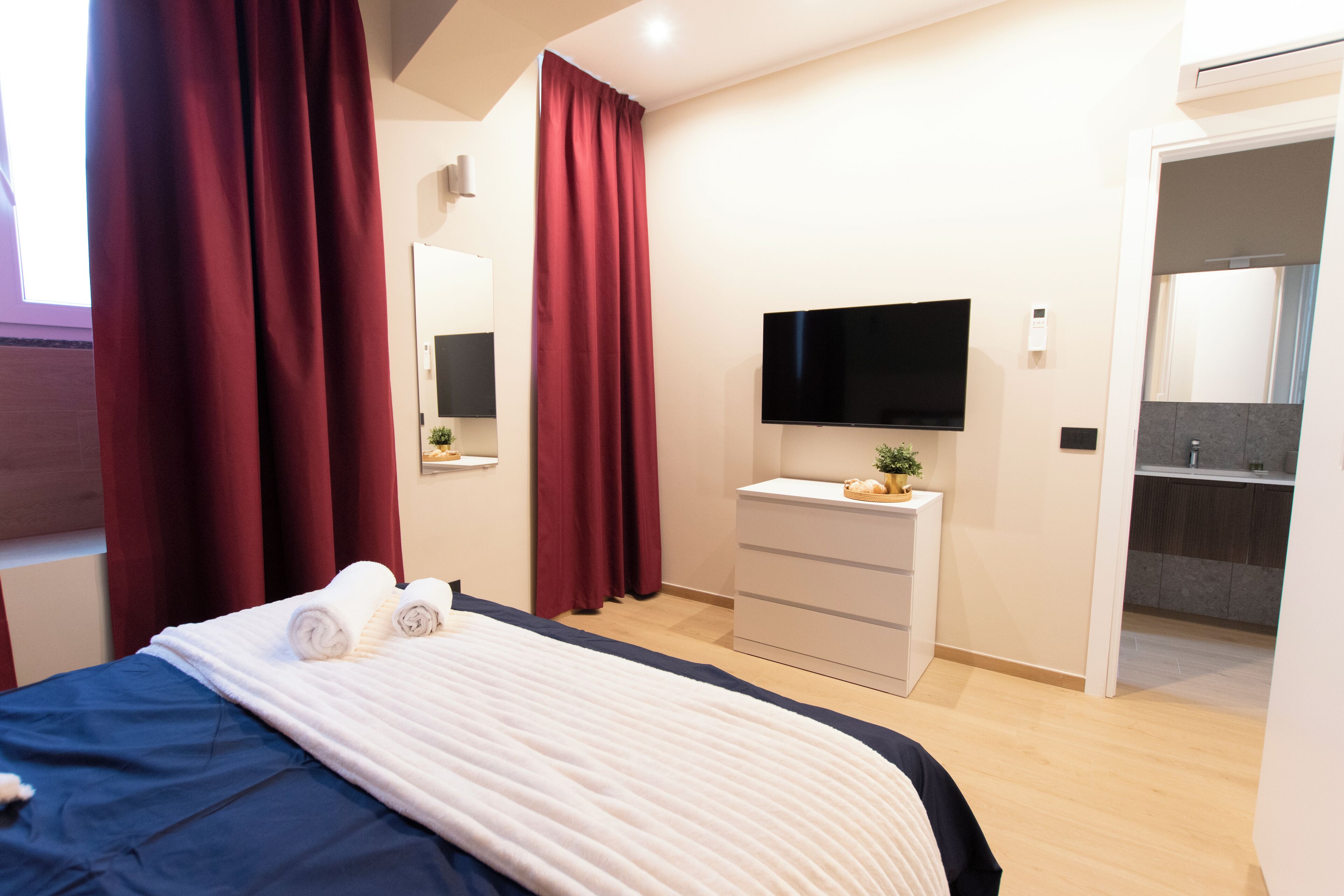 1 室のベッドルーム、アイロン / アイロン台、WiFi、ベッドシーツ