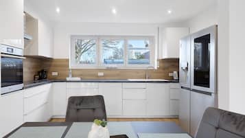 Kühlschrank, Ofen, Herdplatte, Geschirrspüler