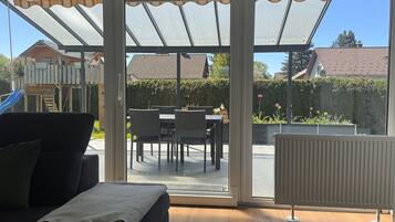 Fernseher, Kamin