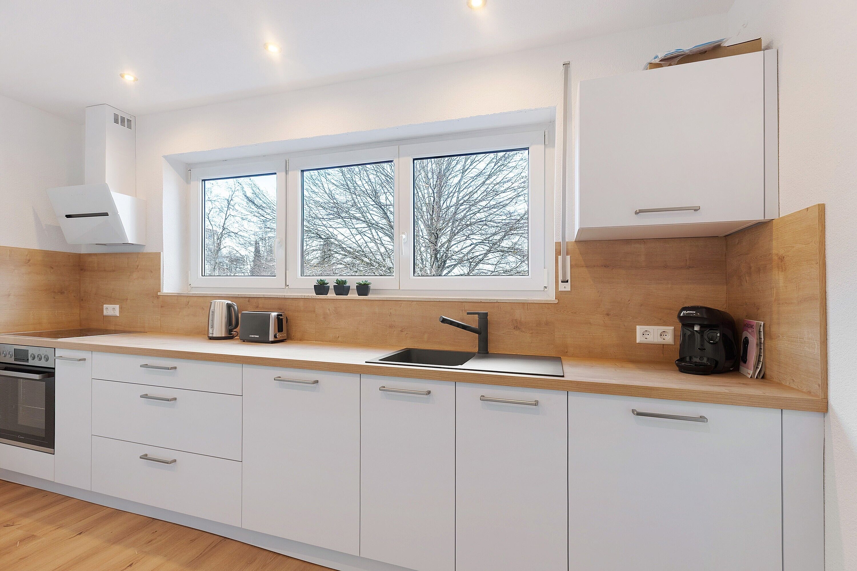 Kühlschrank, Ofen, Herdplatte, Geschirrspüler