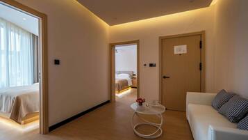 Suite Elite, vista città | Soggiorno