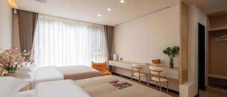 Standard-Zweibettzimmer | Individuell dekoriert, individuell eingerichtet, kostenloses WLAN