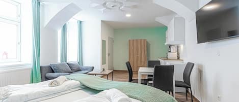 Studio | Vue de la chambre