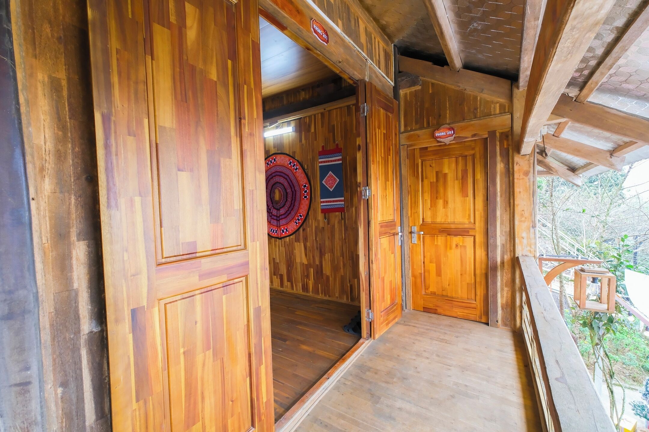 高级双床房, 花园景观 | 露台