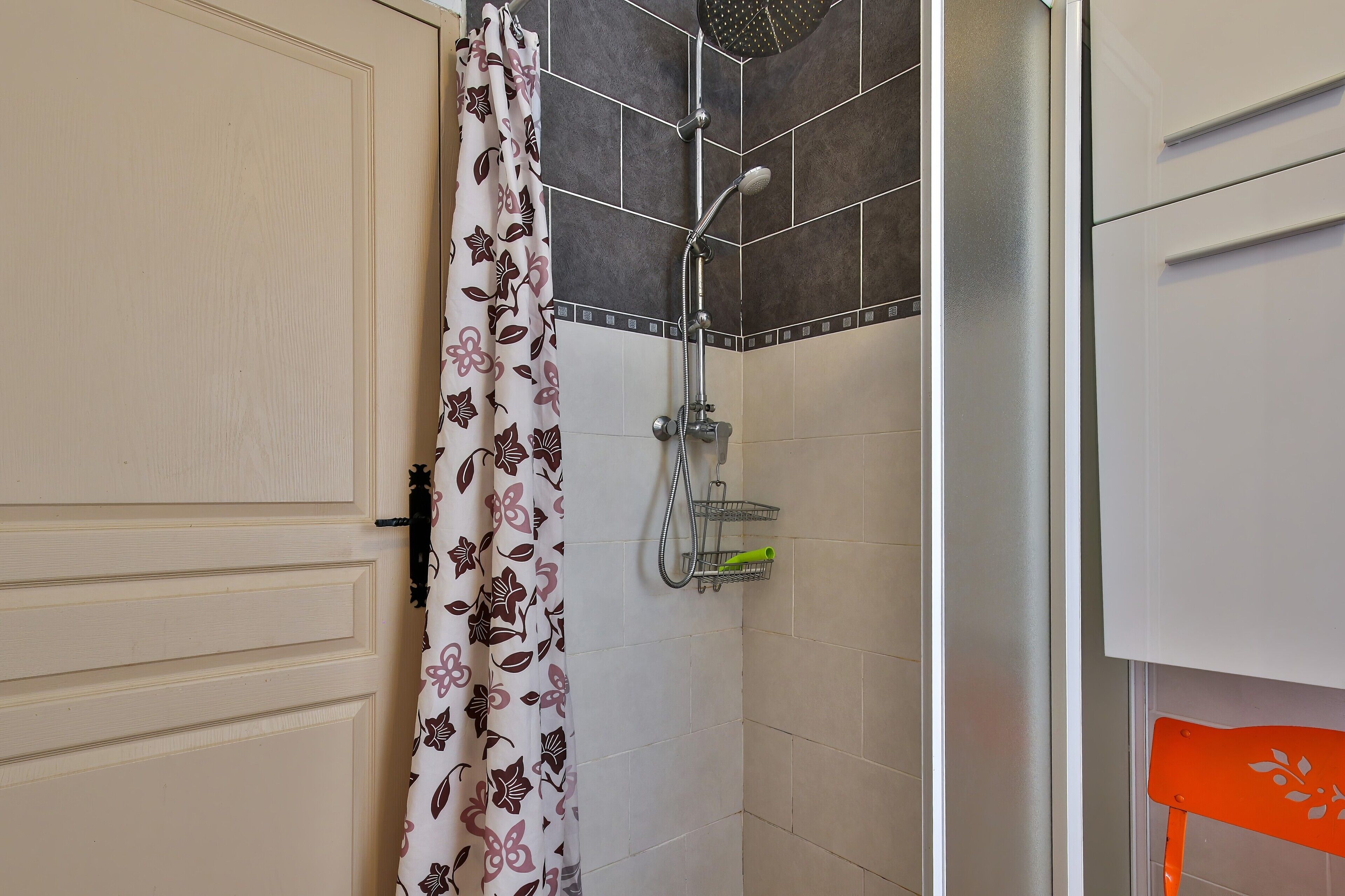 Shower, hair dryer