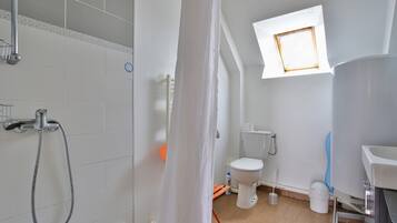 Shower, hair dryer