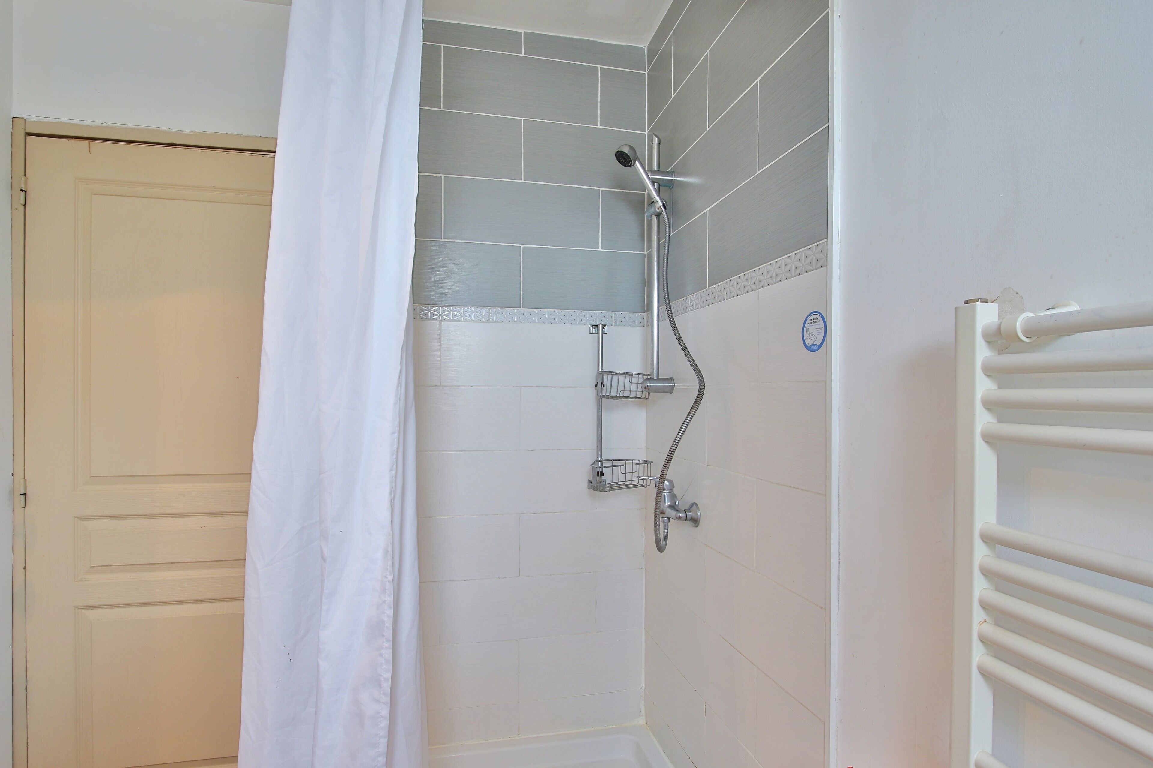Shower, hair dryer