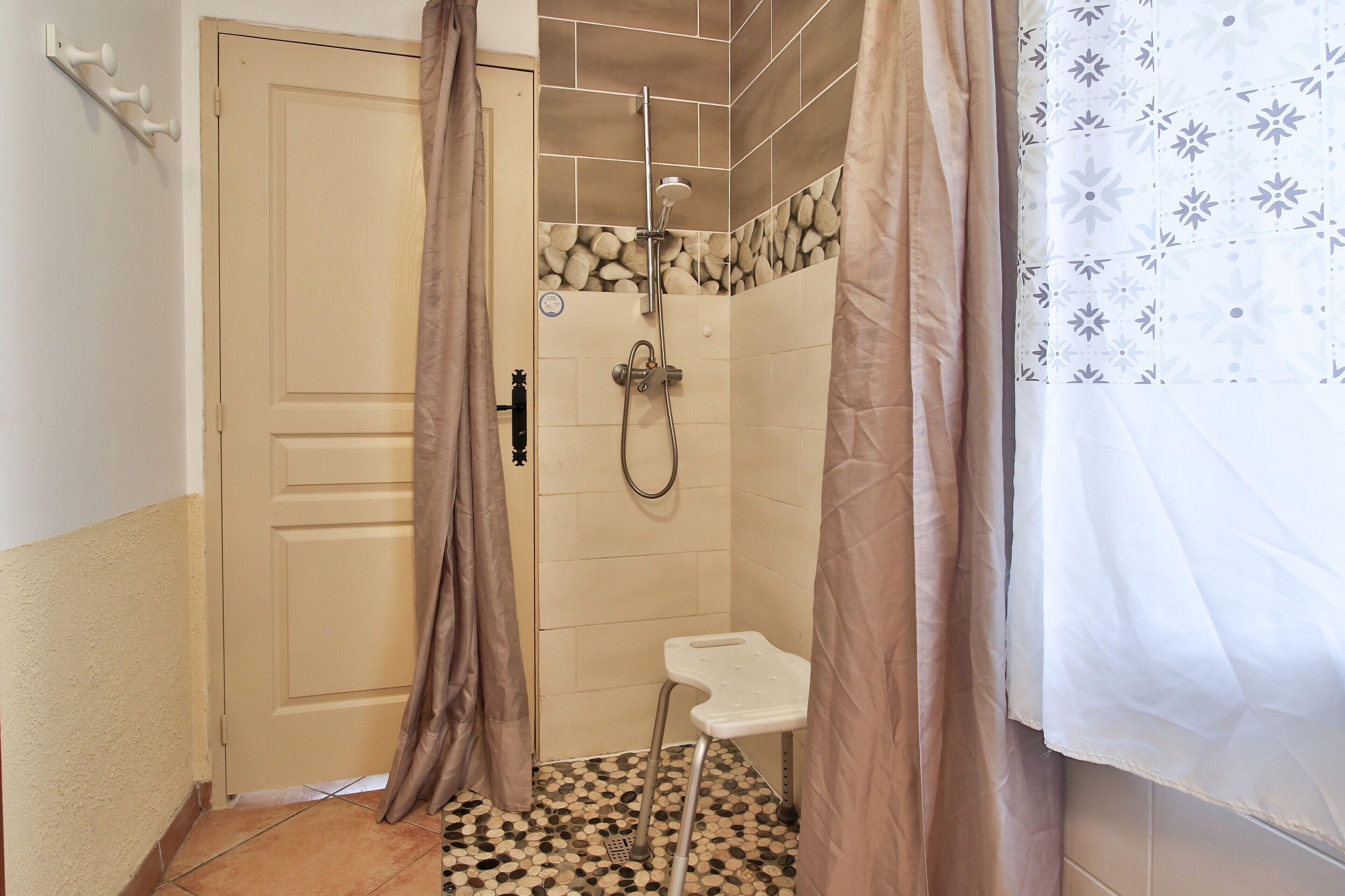 Shower, hair dryer