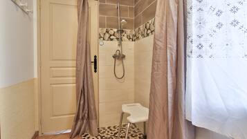 Shower, hair dryer