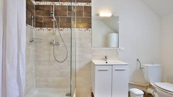 Shower, hair dryer
