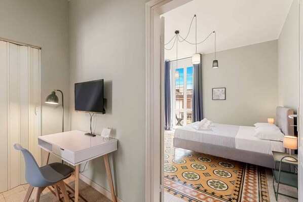 Tabla de planchar con plancha