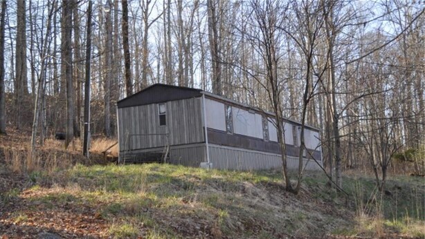 A wooden cabin with a gabled roof, surrounded by trees. - Air bnb or vacation getaway on Cumberland river! (Burnside)