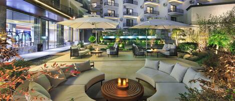 Sitzecke in der Lobby