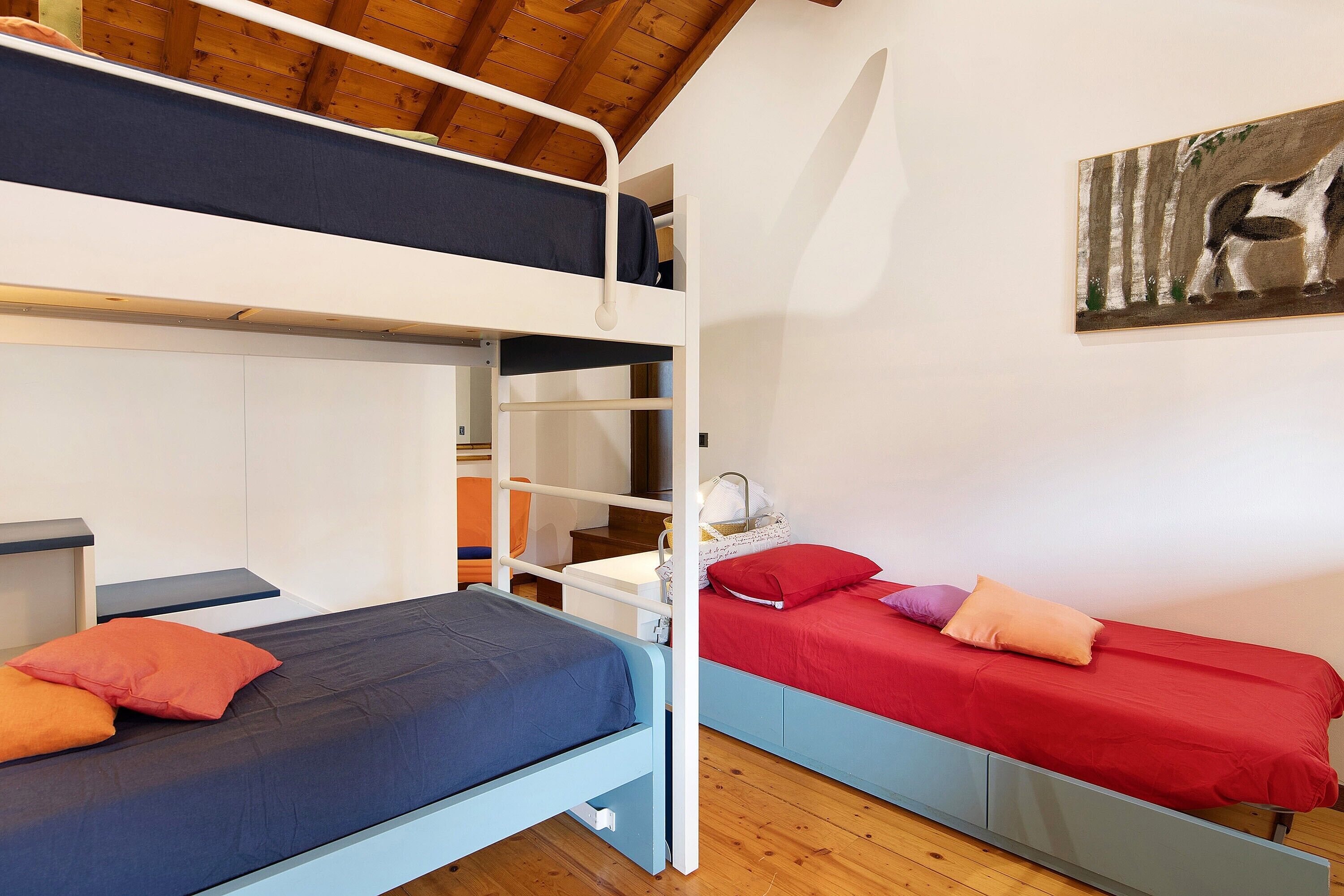 2 habitaciones, tabla de planchar con plancha, wifi y ropa de cama 