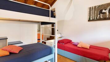 2 habitaciones, tabla de planchar con plancha, wifi y ropa de cama