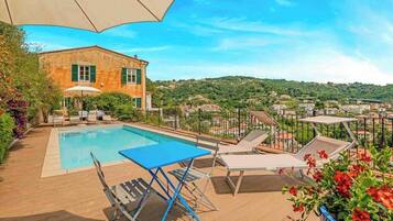 Una piscina riscaldata