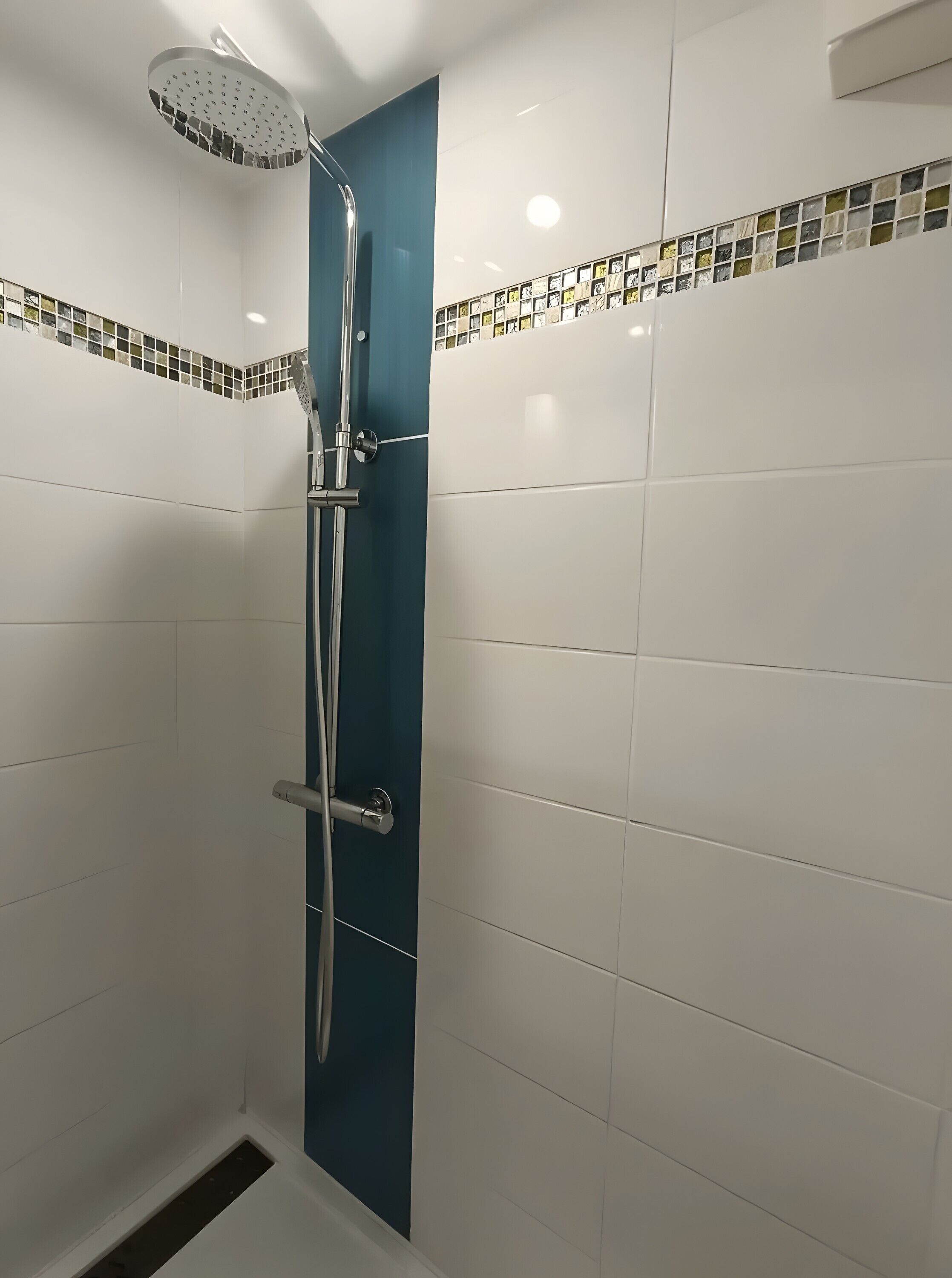 Regadera y secadora de cabello 