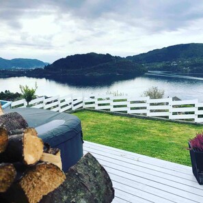 Villa, 4 Bedrooms, Private Pool, Garden View | Property grounds - House With Oceanview, 4 Bedrooms, Close to Bergen (Alver)