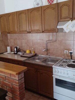 Apartment (A1) | Private kitchen - Apartment Marin (Tisno)