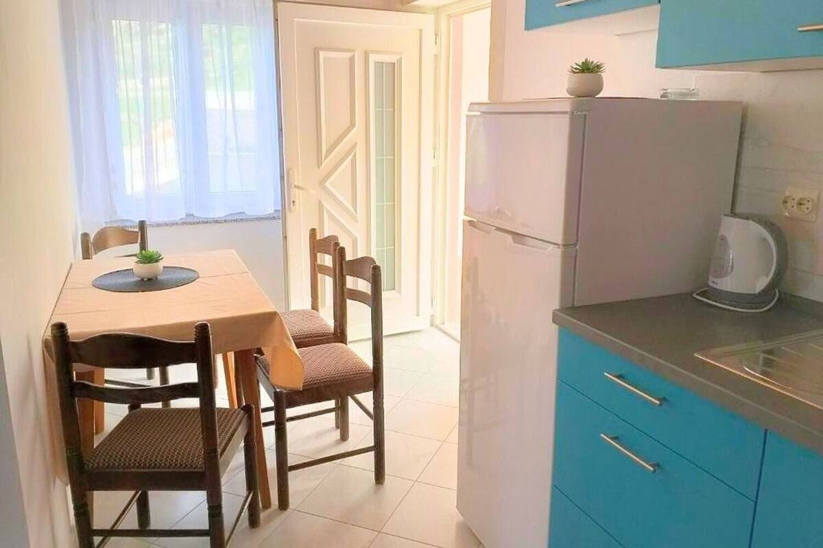 Apartment (A2) | Private kitchen | Fridge, microwave, stovetop, espresso maker