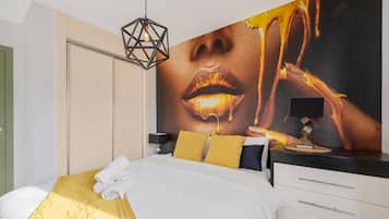 3 makuuhuonetta, silitysrauta/-lauta, Wi-Fi, vuodevaatteet