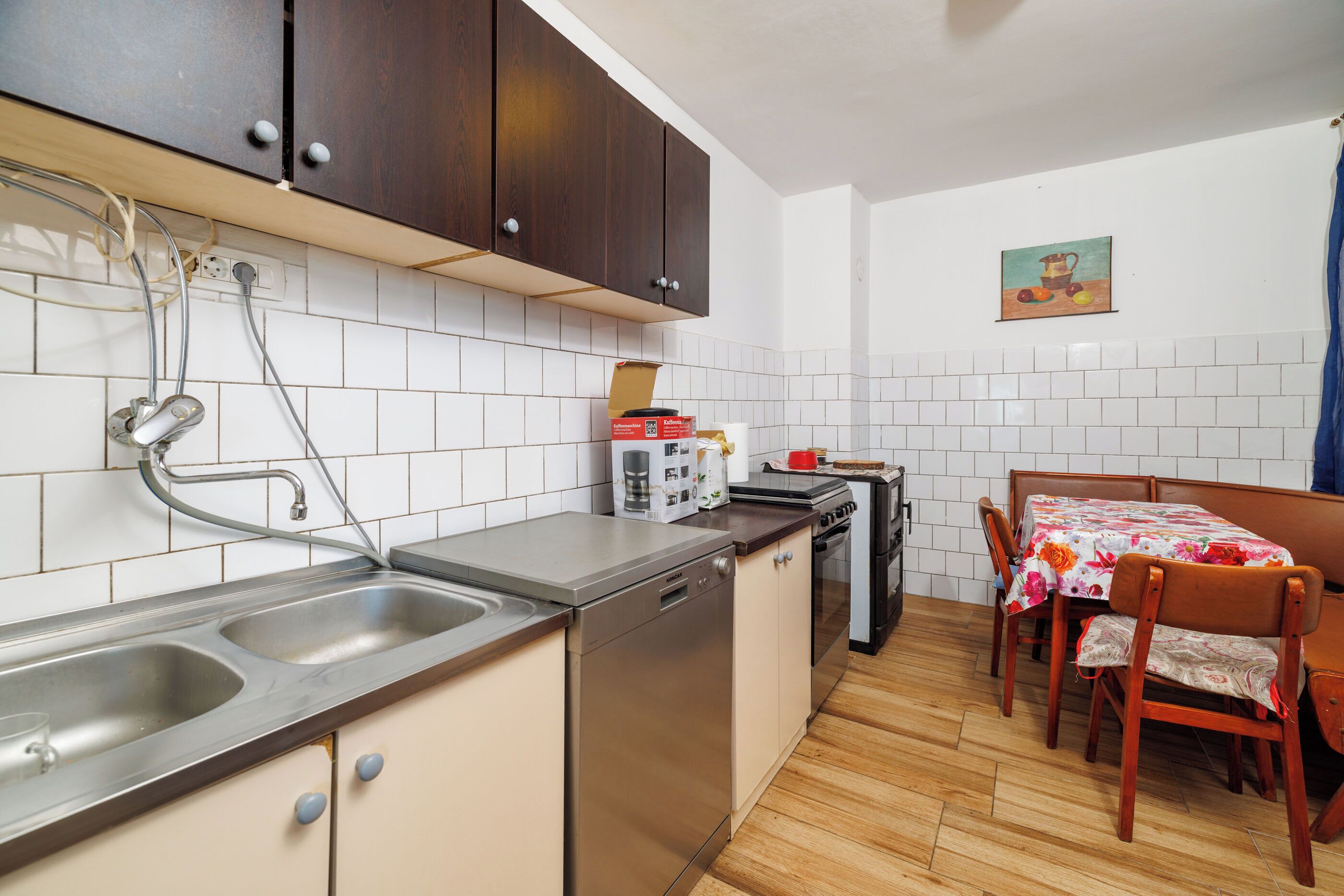 Appartement (A1) | Cuisine privée | Réfrigérateur, surface de cuisson, vaisselle et ustensiles