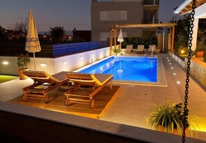 Outdoor pool - Apartments Sora (Preko)