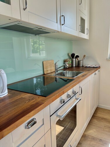 Tiny house with good transport connections