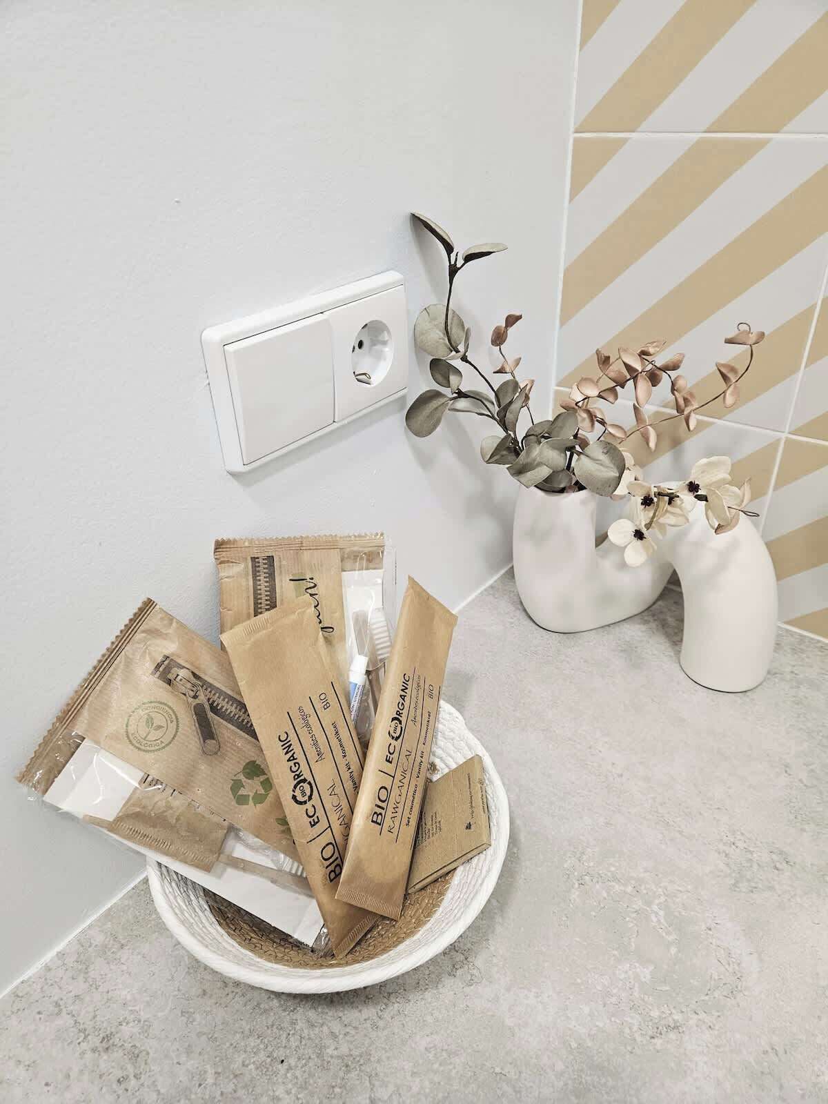 Ducha y secador de pelo