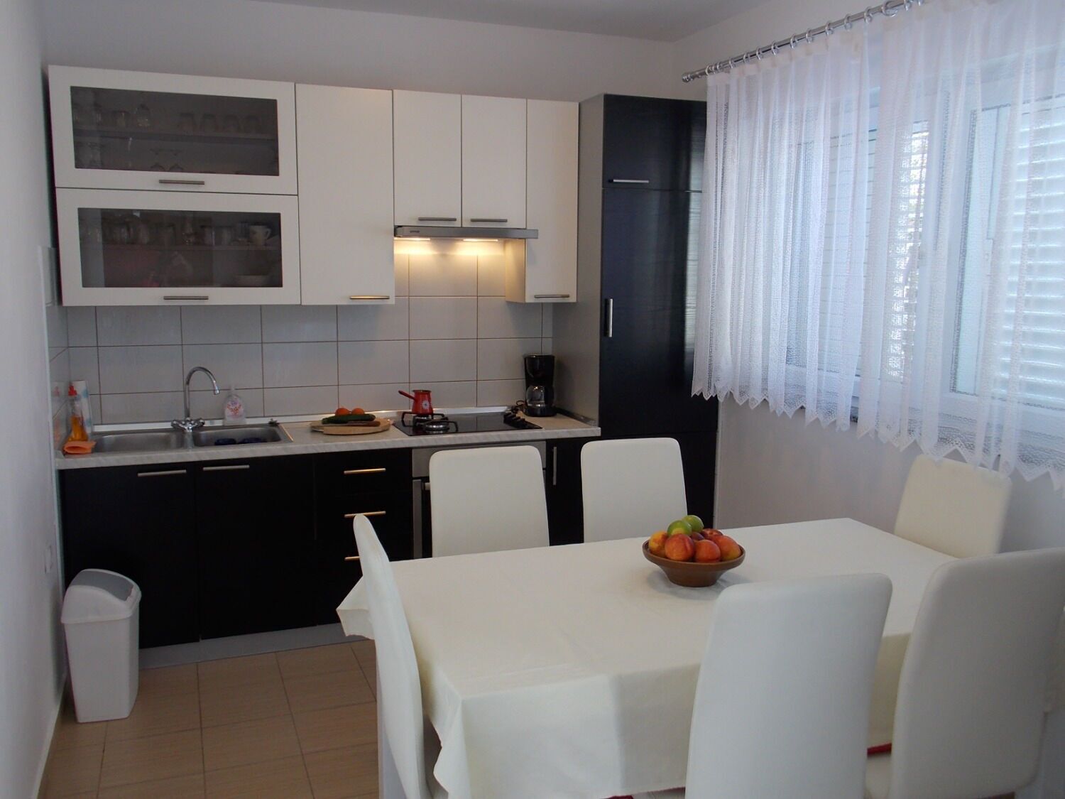 Apartment (A6) | Private kitchen | Fridge, stovetop, espresso maker, electric kettle