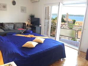 Apartment (A1) | Bügeleisen/Bügelbrett, kostenloses WLAN