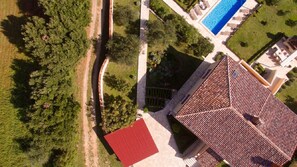 Aerial view - House Kova (Liznjan)